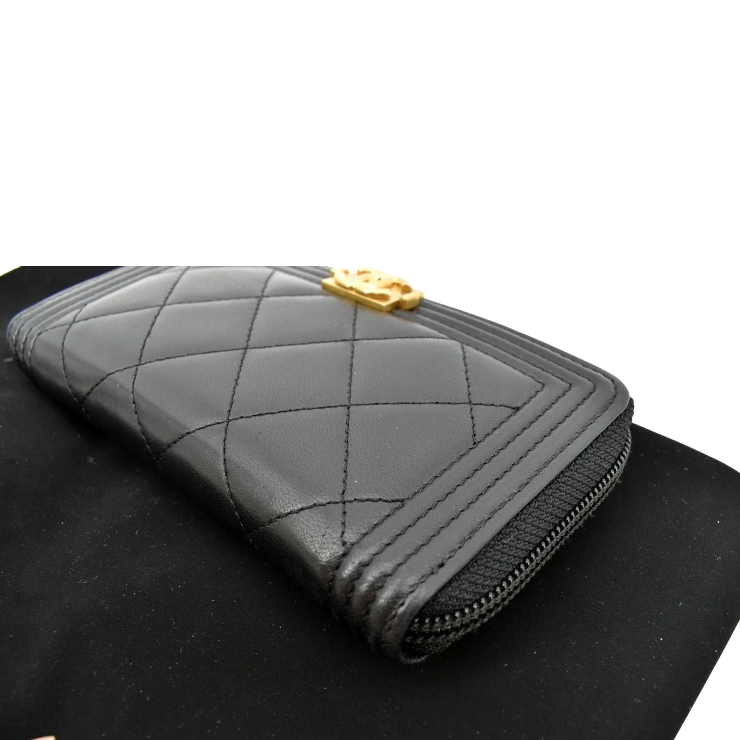 Chanel Small Boy Zip Around Wallet 4