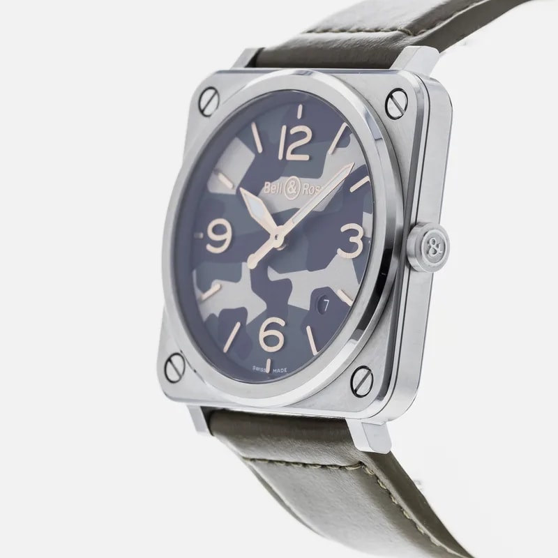 Bell &Amp; Ross BR S Green Camo Brs-ck-st/sca 2