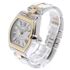 Cartier — Cartier Roadster LM Combo W62031Y4 39mm SS Silver #C1990 — Watch — resale