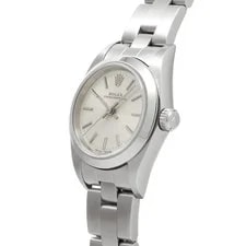 Rolex Oyster Perpetual 76080 24mm Stainless Steel Silver #WW2546 2