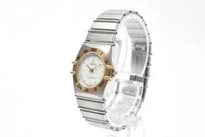 [EXCELLENT+5] Omega Constellation 23mm YG Bezel White Dial Quartz 3
