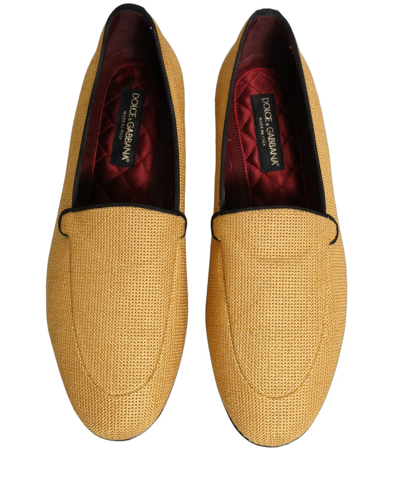 Dolce & Gabbana Woven Slip on Dress Loafers Shoes 3