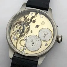 Big Swiss Military IWC Schaffhausen Steel Case Pilots WW2 2