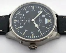 Big Swiss Military IWC Schaffhausen Steel Case Pilots WW2 4