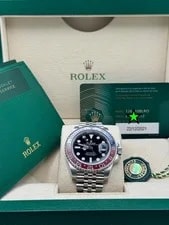 Rolex — Rolex GMT-Master II 126710BLRO Silver Jubilee Bracelet With Red and Blue Bezel — Watch — resale