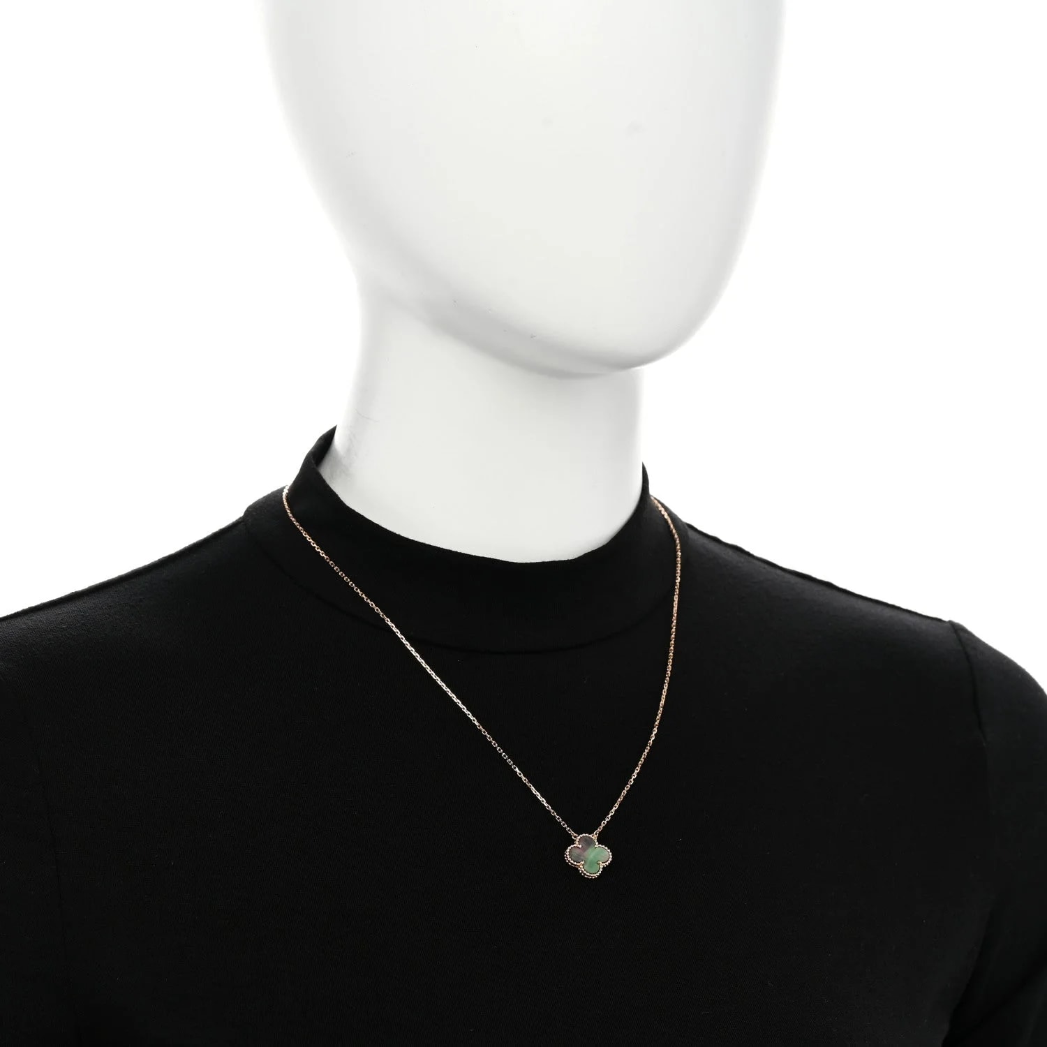 18K White Gold Mother of Pearl Alhambra 2