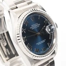 Rolex Datejust 16220 Watches / Blue Roman Mechanical Automatic 4