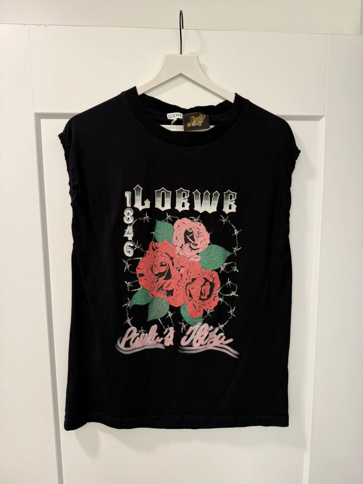 Loewe — Loewe X Paula's Ibiza Roses Print Sleeveless Tank — streetwear — resale