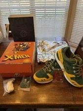 Size 8.5 Kith X Marvel X- Rogue Gel Lyte III Box Set + Card 1201A960 2