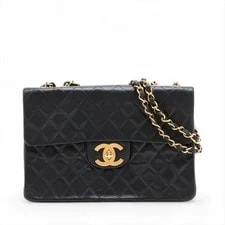 Chanel — Chanel Dekamatrasse 34 Single Flap Double Chain Met — Handbag — resale