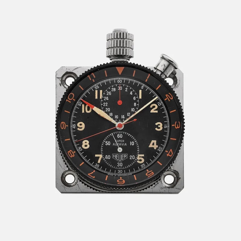1960s Heuer Master-Time Dashboard Clock 4