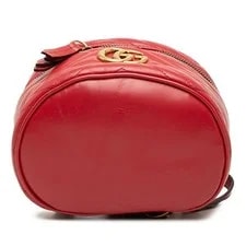 Gucci GG Marmont Quilted Backpack Vanity 2WAY 3