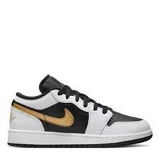 Air Jordan — Air Jordan 1 Low Shoes Metallic 553558-172 New — Sneaker — resale
