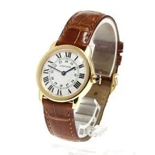 Cartier — Cartier Ronde Solo SM W6700355 29mm YG Silver #C5099 — Watch — resale