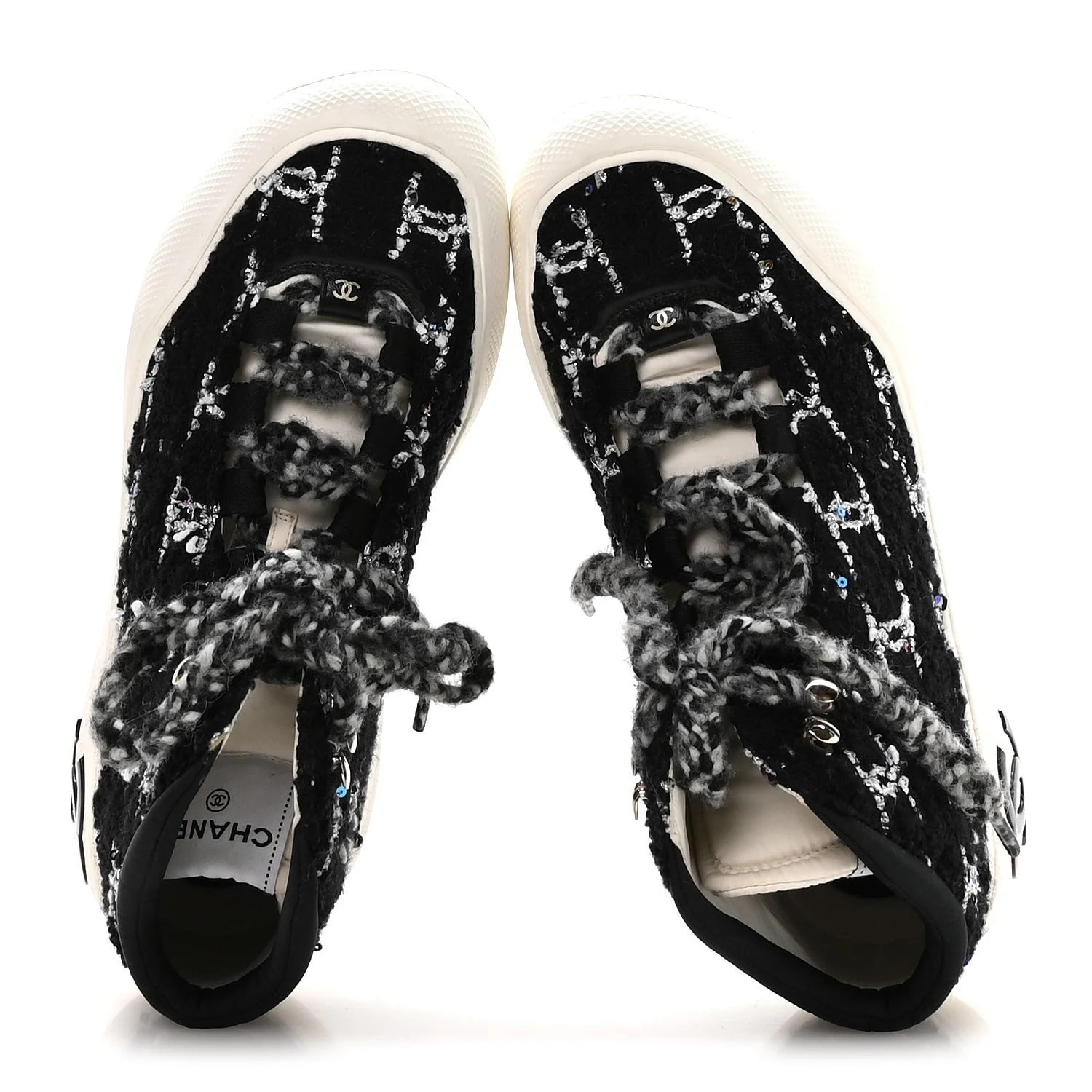 Sequins CC Lace Up Ankle 40 2