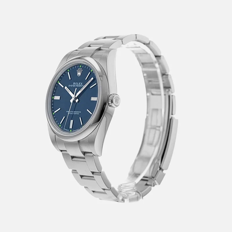 Oyster Perpetual 39 With Blue Dial Ref. 114300 2