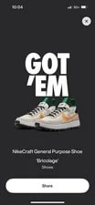 NIKE — Nike X Tom Sachs General Purpose Shoe Bricolage | 9/ 10.5| NEW 🔥 — Sneaker — resale