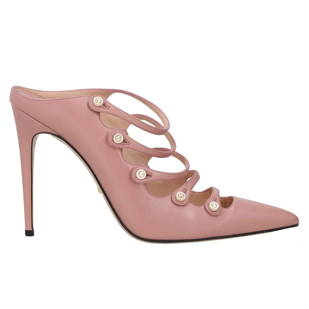 Gucci Aneta Strappy Pointed Toe Mules 2