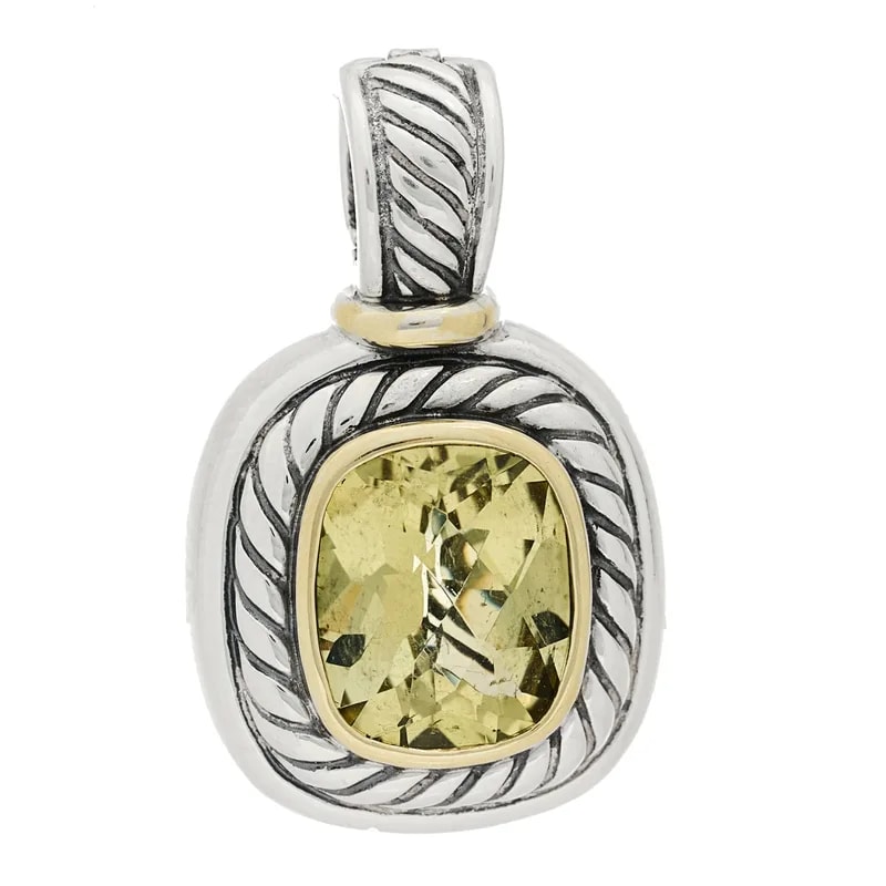 David Yurman — 14K Yellow Gold Prasiolite Albion — Jewelry — resale