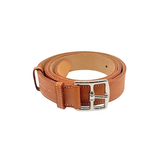 Hermès — Hermes Etrieve Belt in With Palladium Hardware — Accessory — resale