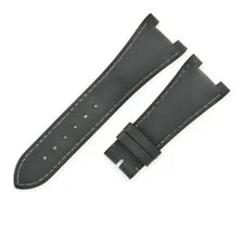 Patek Philippe — Patek Philippe Parts Nautilus Calfskin Strap Calf Black Genuine Leather — Watch — resale