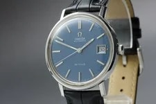 Omega — [N ] Omega de Ville Tool 106 Automatic Navy Blue Dial Date From Japan — Watch — resale