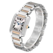 Cartier Tank Francaise Steel Rose Gold Mother of Pearl W51027Q4 3