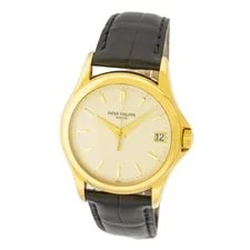 Patek Philippe — Patek Philippe 18K Yellow Gold 37mm Calatrava 5127 Box Lifetime Warranty Minty — Watch — resale