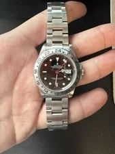 Rolex Explorer II 40mm 16570 Black Dial Automatic Stainless Steel Bracelet Date 2