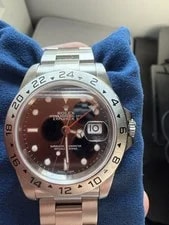 Rolex Explorer II 40mm 16570 Black Dial Automatic Stainless Steel Bracelet Date 4