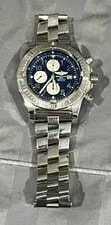 Breitling Super Avenger A13370 Chronograph With Date, Blue Dial 2