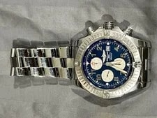 Breitling Super Avenger A13370 Chronograph With Date, Blue Dial 3