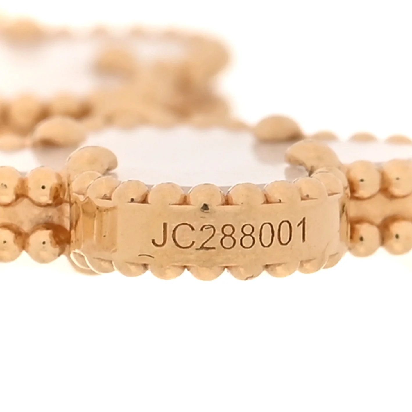 18K Yellow Gold Mother of Pearl 5 Motifs Alhambra 3