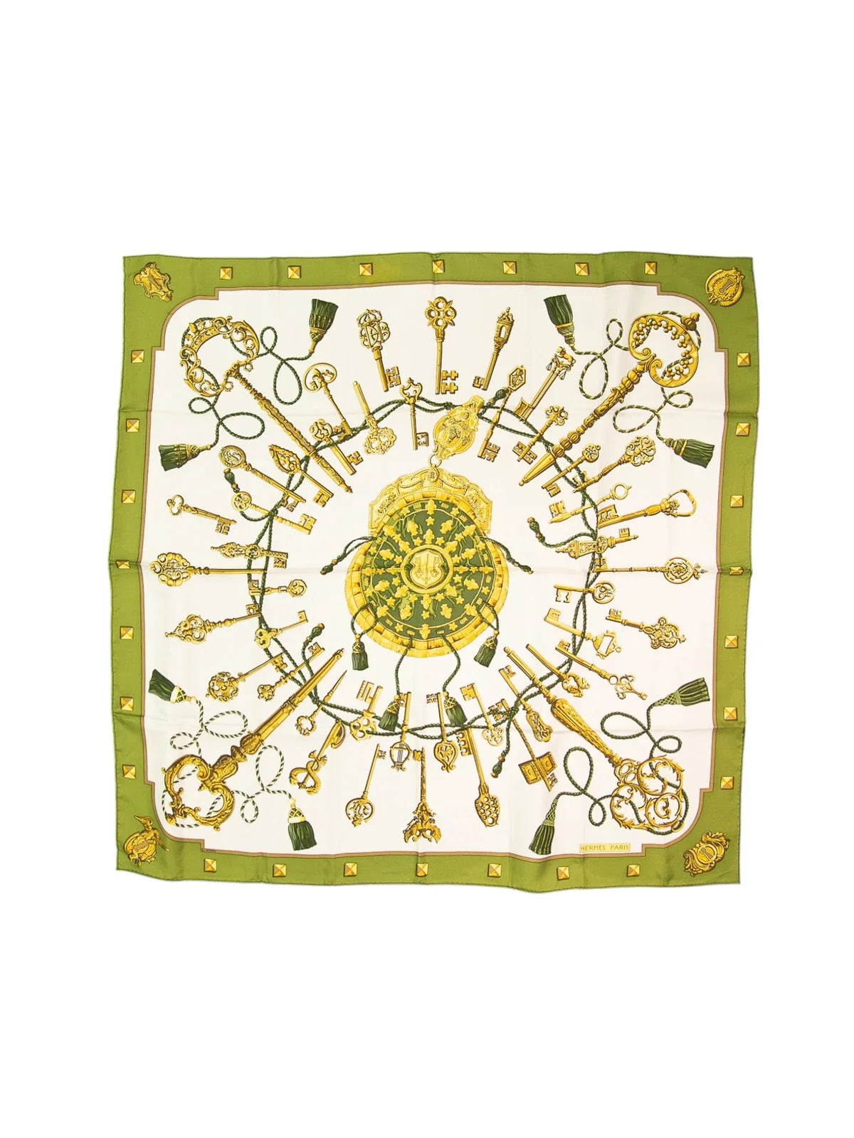 Hermès — Hermes les Cles Key Scarf — Accessory — resale