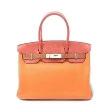 Hermès — Hermes Birkin 30 Arlequin Etain Sanguine — Handbag — resale