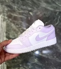 Jordan — Air Jordan 1 Low Shoes Barely Grape Mist ’S, GS & Sizes New — Sneaker — resale