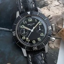 Breitling — Breitling 817 Chronograph - Unpolished Time Capsule! EI Italian Military — Watch — resale