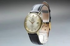 Omega Constellation Cal.561 Pie-Pan Date Gold Automatic Japan 4