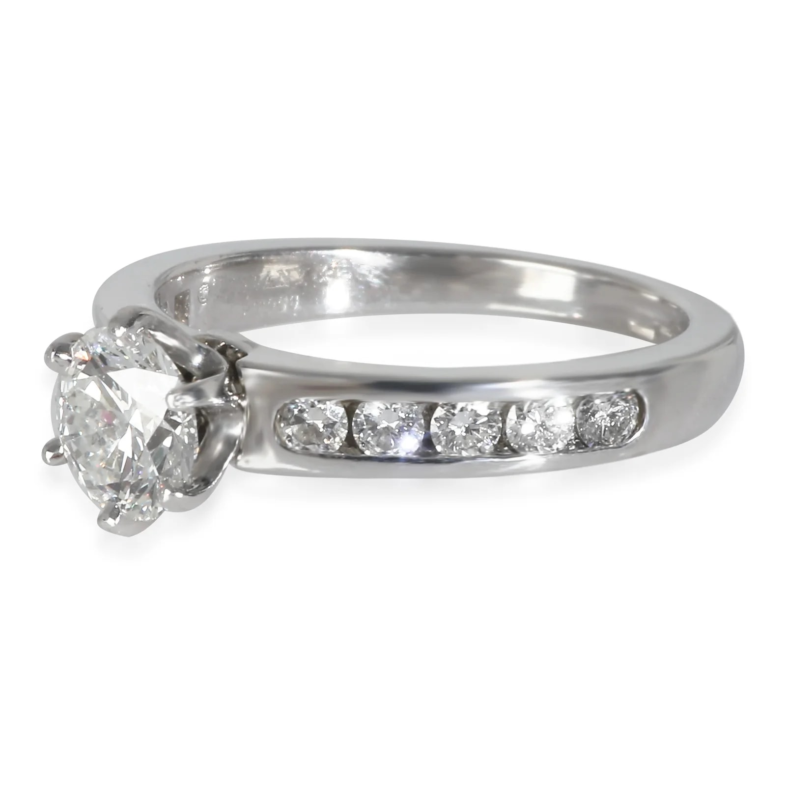 Tiffany & Co. 0.7 Ct Round Brilliant Engagement Ring 950 4