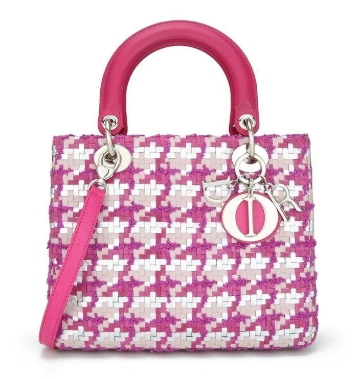 Dior — Dior & Woven & Medium Lady — Handbag — resale