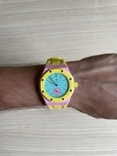 Audemars Piguet X Swatch Royal Pop Otg Pink SSX03J100N NEW With Strap 4