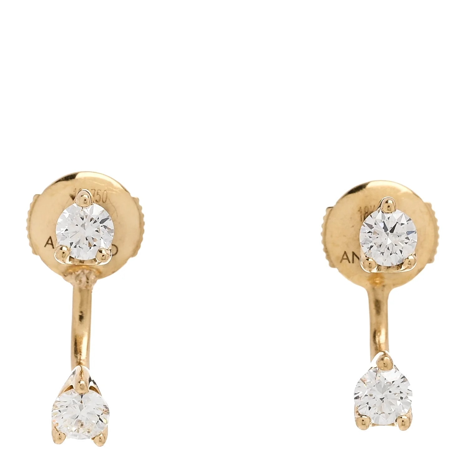 Anita Ko — 18K Yellow Gold Classic Round Orbit — Jewelry — resale