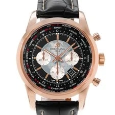 Breitling — Breitling Transocean Chronograph Unitime RB0510 Black 18k Rose Gold — Watch — resale