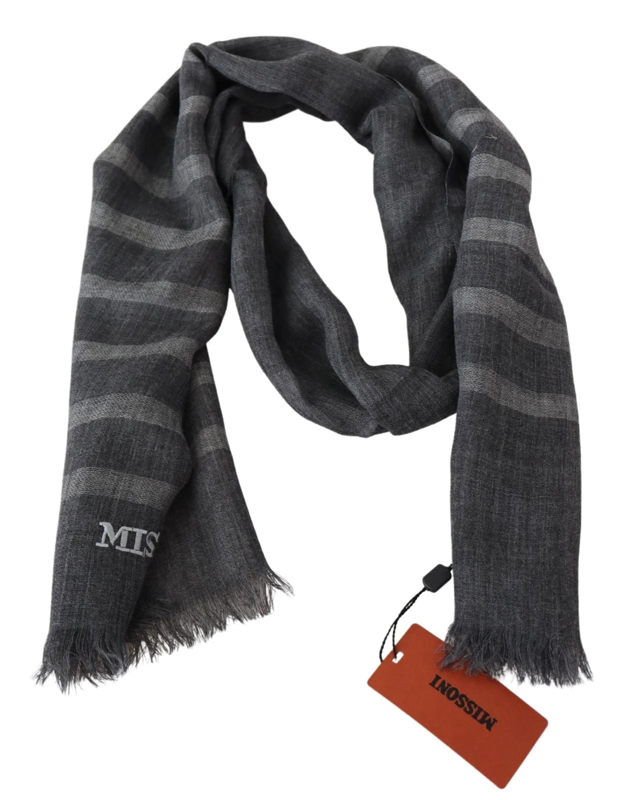 Missoni Striped Neck Wrap Fringes Scarf 2