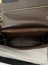 Chanel Dark Flap Turn Lock Chain 3