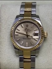 Rolex — Rolex Lady-Datejust 179173 Champagne Dial on Jubilee With Box — Watch — resale