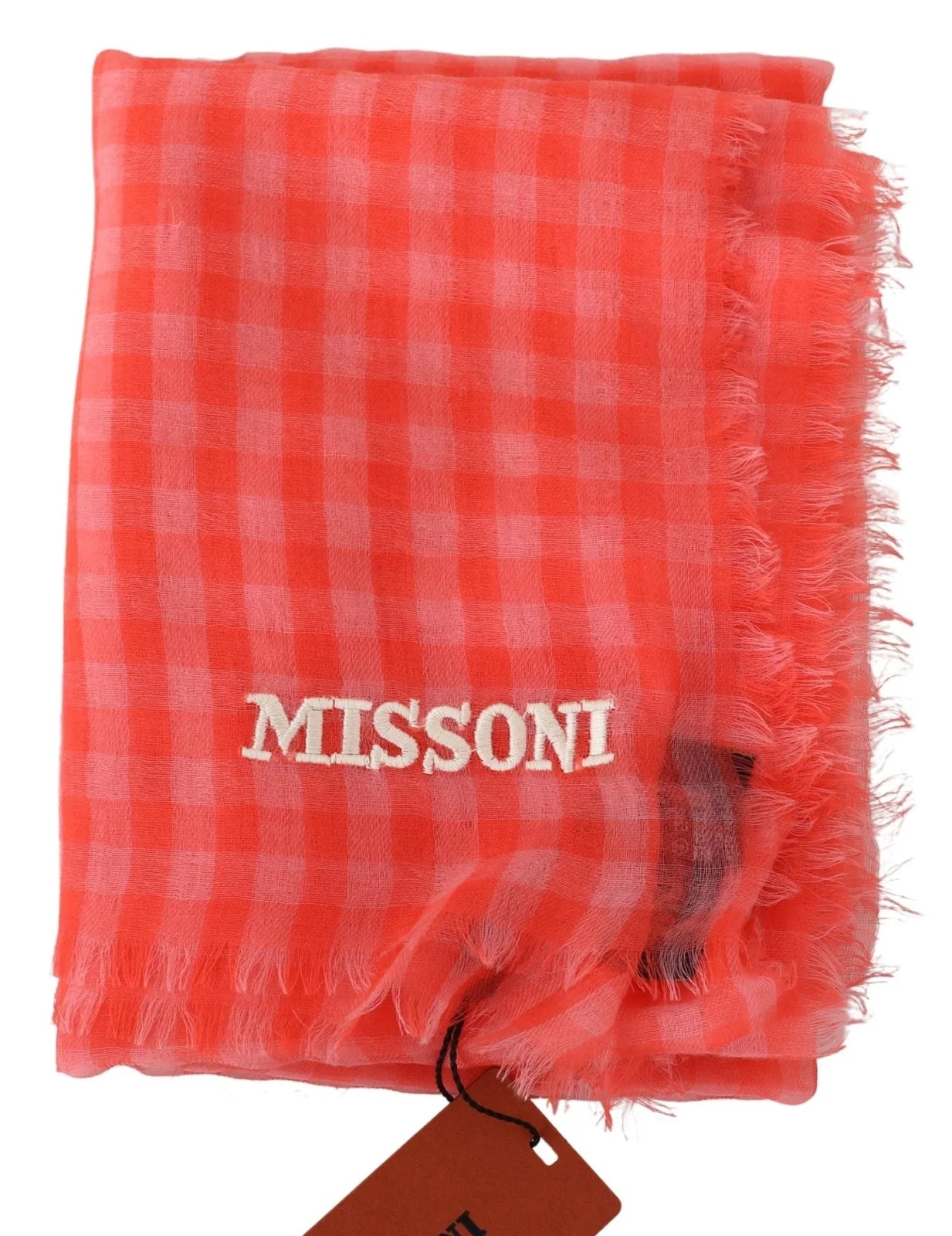 Missoni Check Wrap Fringes Scarf 4