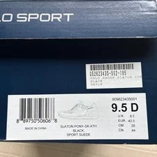 10.0US Ralph Lauren Shoes Polo Sport Slaton Pony 9.5D Limited 4