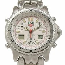 Tag Heuer — TAG Heuer Chronograph CG1111-0 Stainless Steel 39mm White Dial Quartz #NW166 — Watch — resale