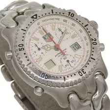 TAG Heuer Chronograph CG1111-0 Stainless Steel 39mm White Dial Quartz #NW166 3